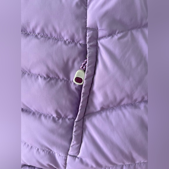 LL Bean Vest Goose Down Reversible Insulated Puffer Purple/light purple Small - Picture 10 of 10